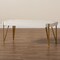 Baxton Studio Kassa Contemporary Glam and Luxe Brushed Gold Metal and White Finished Wood Coffee Table 181-11312-Zoro - alternate 8
